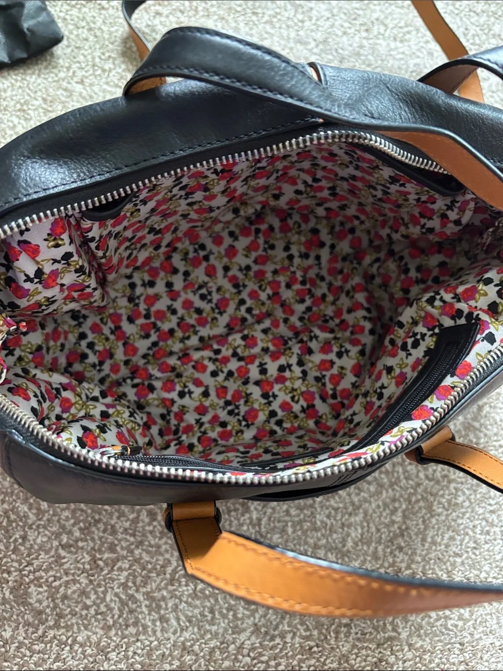 Vera Bradley structured satchel
